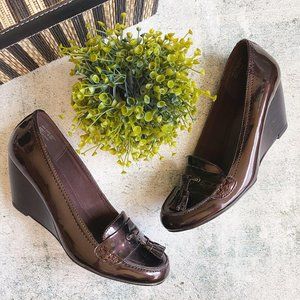 Dressbarn Wedge Loafer, Merlot, 8W